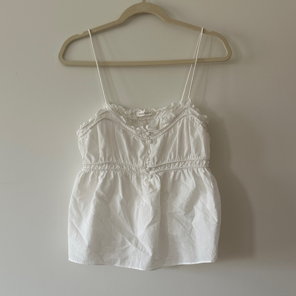 Neuflora Cottage Style White Camisole
